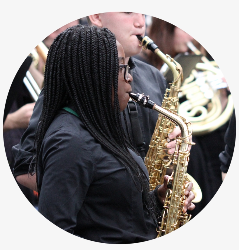 Croydon Youth Jazz Band At Boxpark Croydon - Saxophone, transparent png download