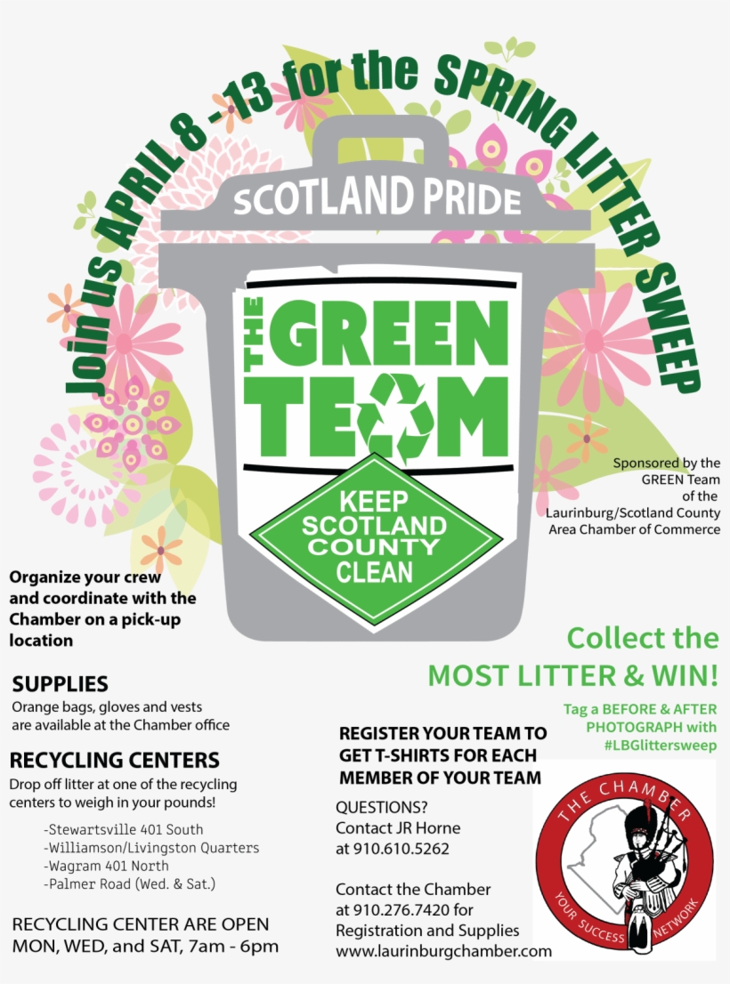 2019 Spring Litter Sweep W1232 - Graphic Design, transparent png download