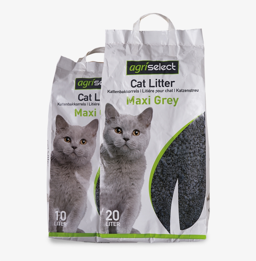 Maxigreycompleet - Agri Select Cat Litter Basic Grey, transparent png download