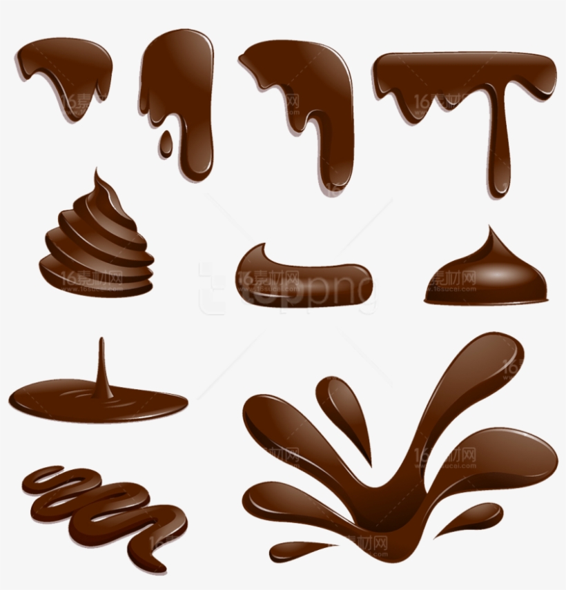 Free Png Chocolate Png Images Transparent - Chocolate Ice Cream Drip, transparent png download