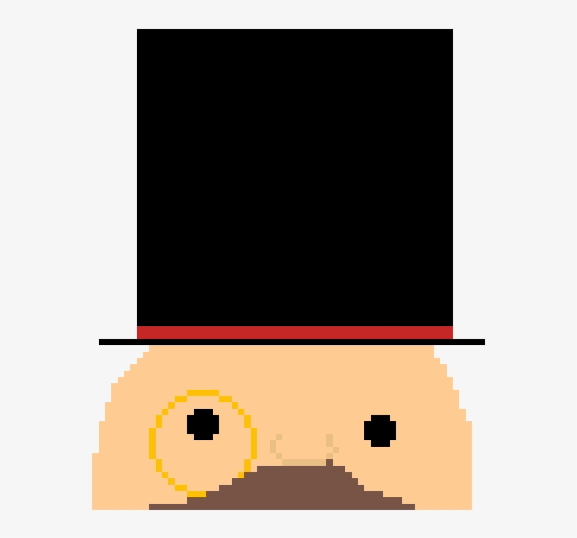 Fancy Guy Wearing A Fancy Hat - Illustration, transparent png download