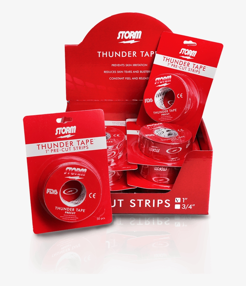 Storm Red Thunder Protection Tape Box - Carton, transparent png download