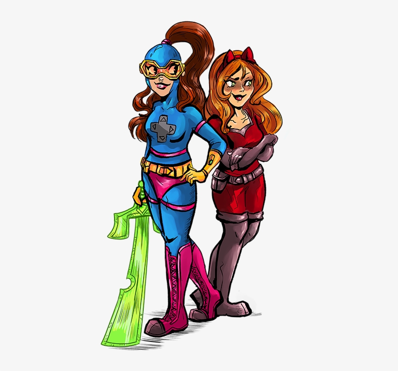 Gg & Vixen Promo Image - Cartoon, transparent png download