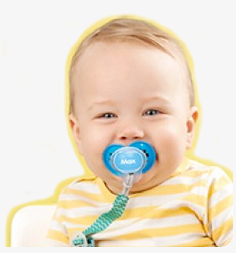Baby With Personalized Pacifier - Toddler, transparent png download