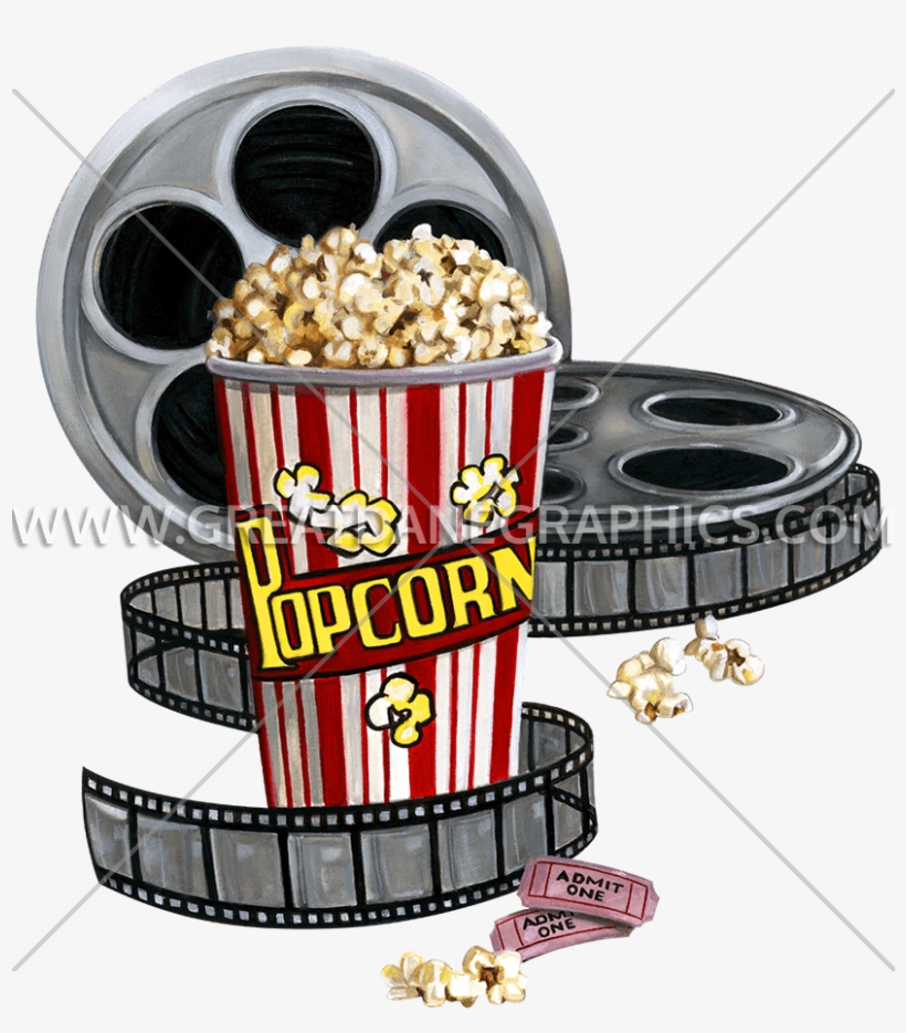 Image Transparent Stock Popcorn And Movie Clipart - Cartoon, transparent png download