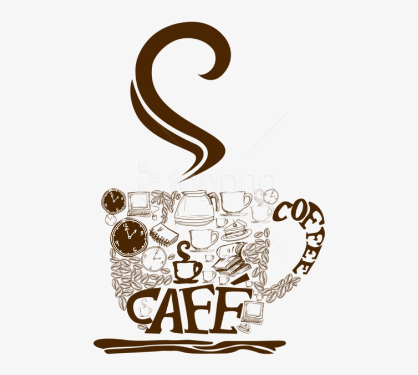 Free Png Download Decorative Coffee Cup Png Vector - Vector Cafe Logo Png, transparent png download