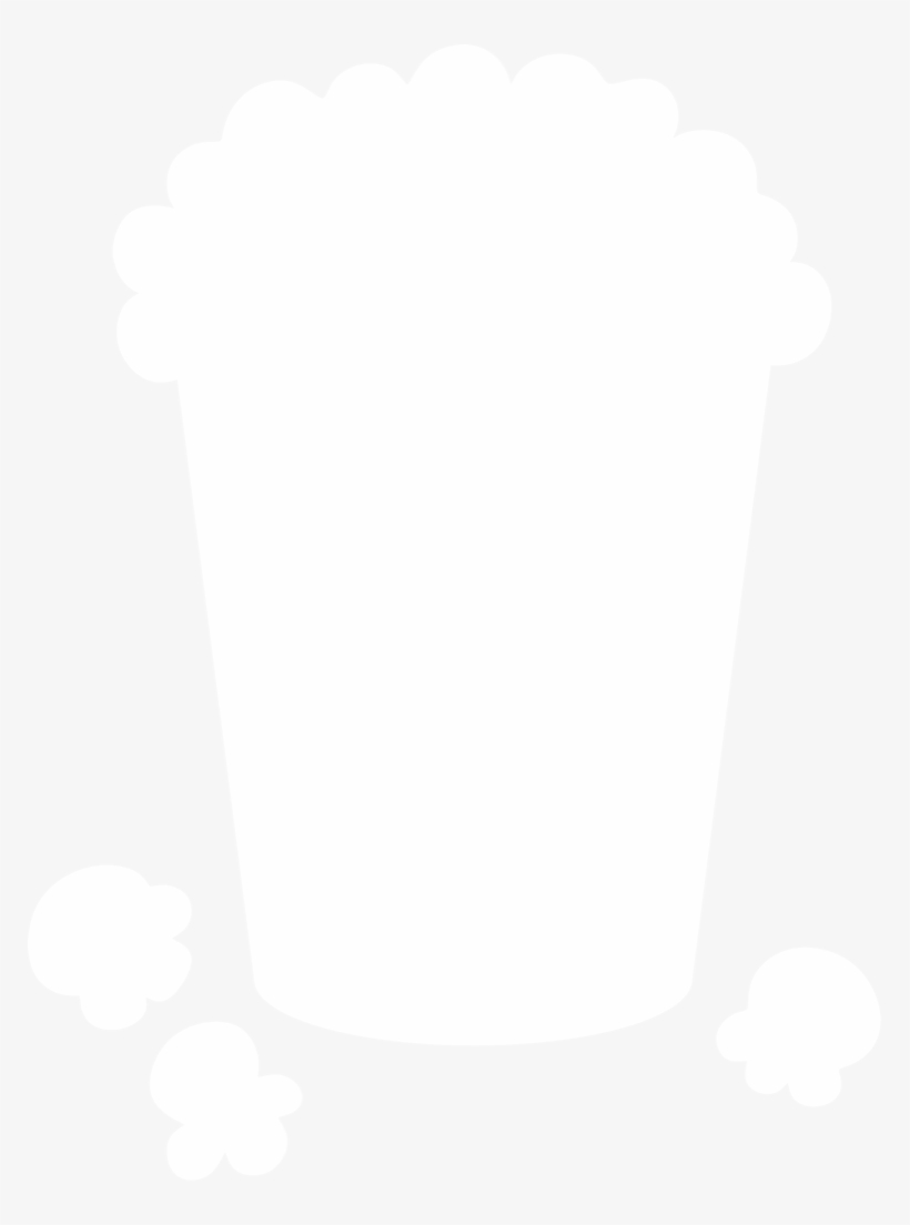 Popcorn Silhouette At Getdrawings - Popcorn Silhouette, transparent png download
