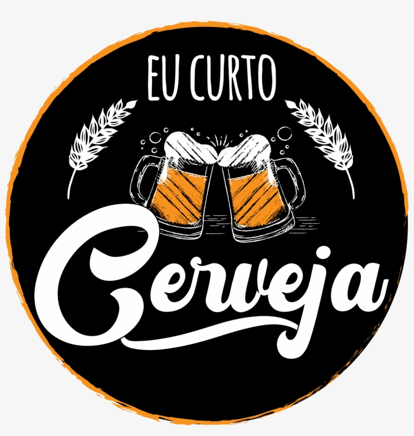 Eu Curto Cerveja - Illustration, transparent png download
