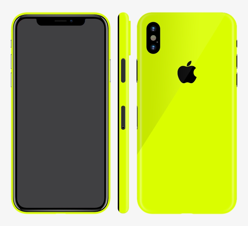 Spr Sp447385 Neon Yellow Back - Apple Blue, transparent png download
