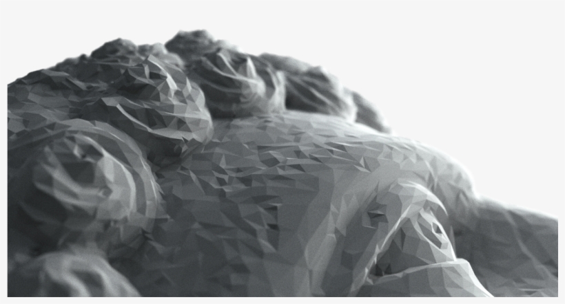 3 Millions Of Polygons - Monochrome, transparent png download