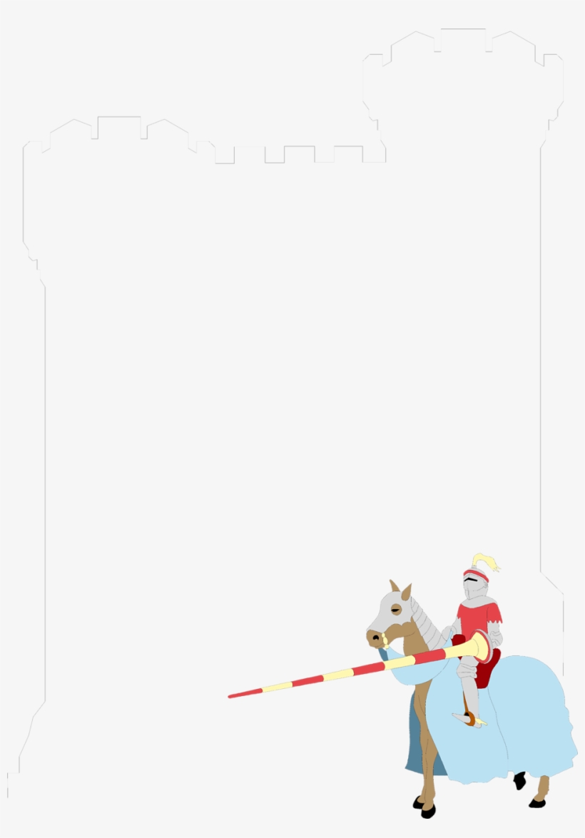 Clipart Border Medieval - Cartoon, transparent png download