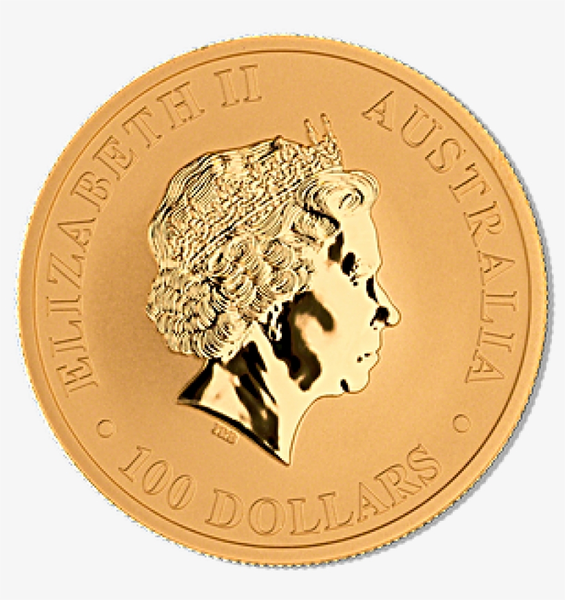 1 Oz Gold Australian Kangaroo Nugget - Coin, transparent png download