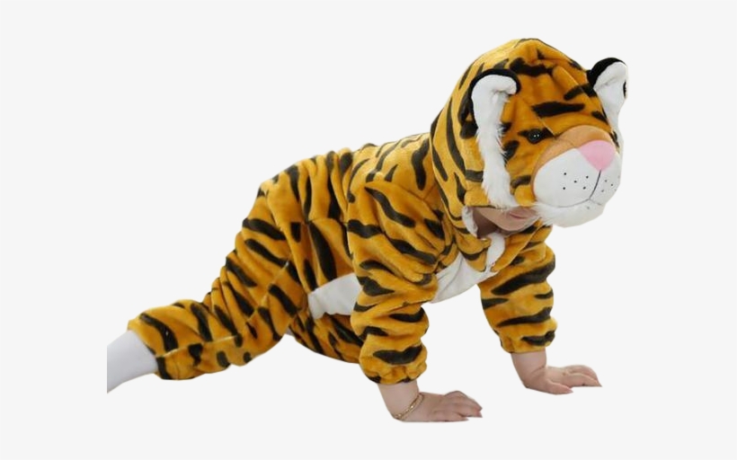 Cute Baby Tiger Onesies - Pajamas, transparent png download