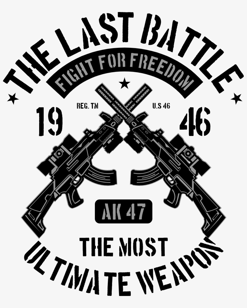 Two Guns - Assault Rifle, transparent png download