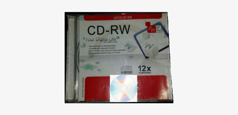 Intex Cd-rw 80min/12x - World Wide Web, transparent png download