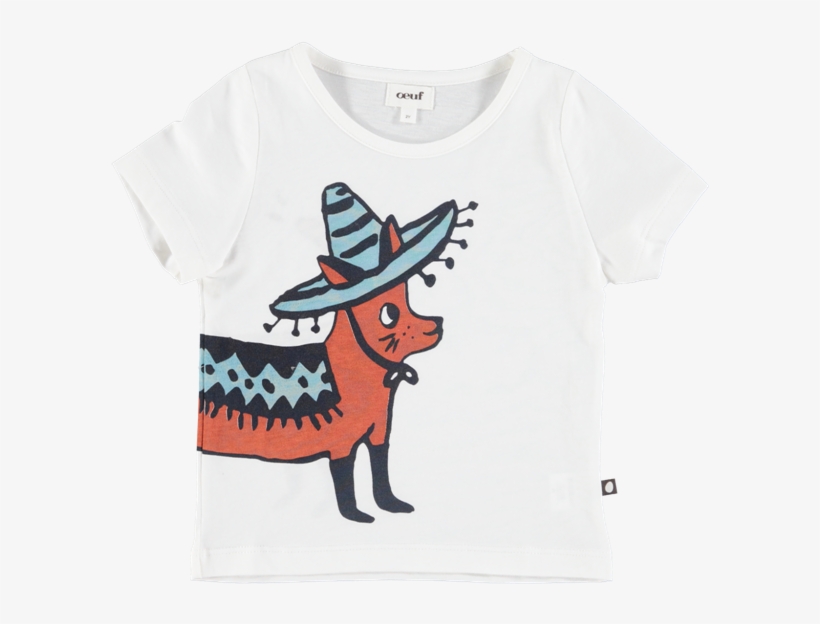 Picture Of Mexican Chihuahua Print T-shirt Ivory Multi - マカロニ ほう れん 荘 T シャツ, transparent png download