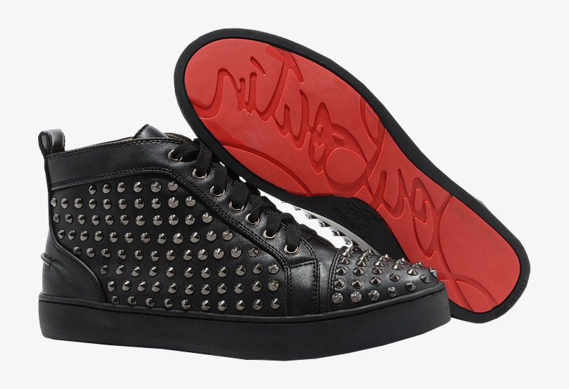 710 X 480 13 - Louboutin Spiked High Tops, transparent png download