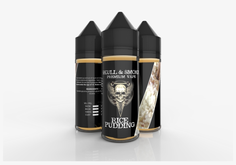 Skull&smoke Rice Pudding Eliquid - Eye Liner, transparent png download