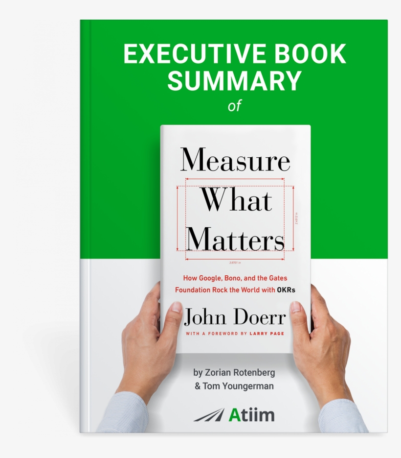 “measure What Matters” Executive Book Summary - Poster, transparent png download