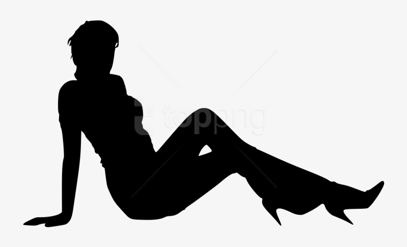 Free Png Woman Silhouette Png - Silhouette, transparent png download