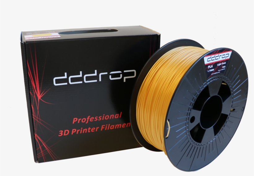 Dddrop Premium Pla Light Gold - 3d Printing Filament, transparent png download