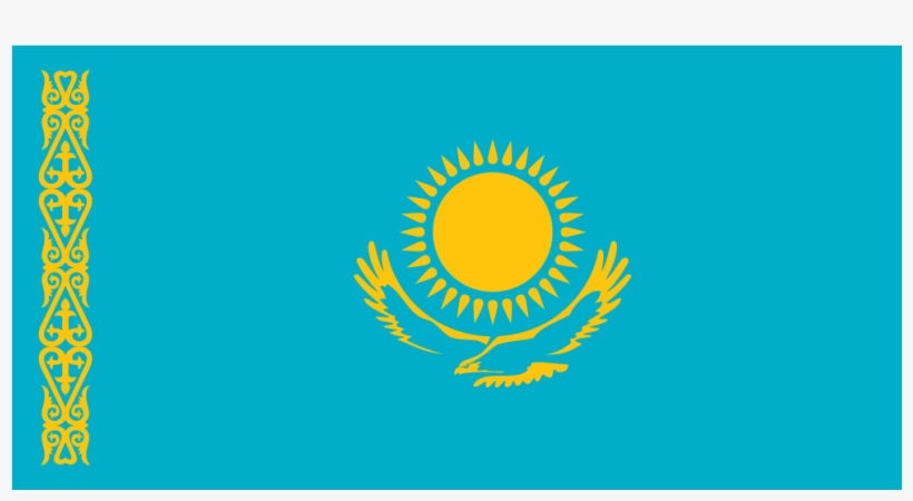Download Svg Download Png - Flag Kazakhstan, transparent png download