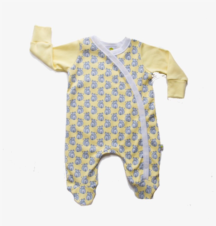 Yellow Fox Onesie - Pattern, transparent png download