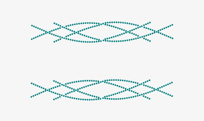 Scalloped Edge Arc Center 3 Inch Tailless Cheer Bow - Symmetry, transparent png download
