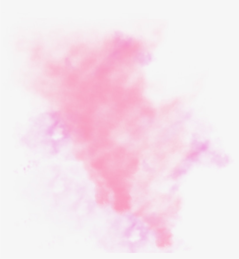 Fog Clipart Pink - Watercolor Paint, transparent png download