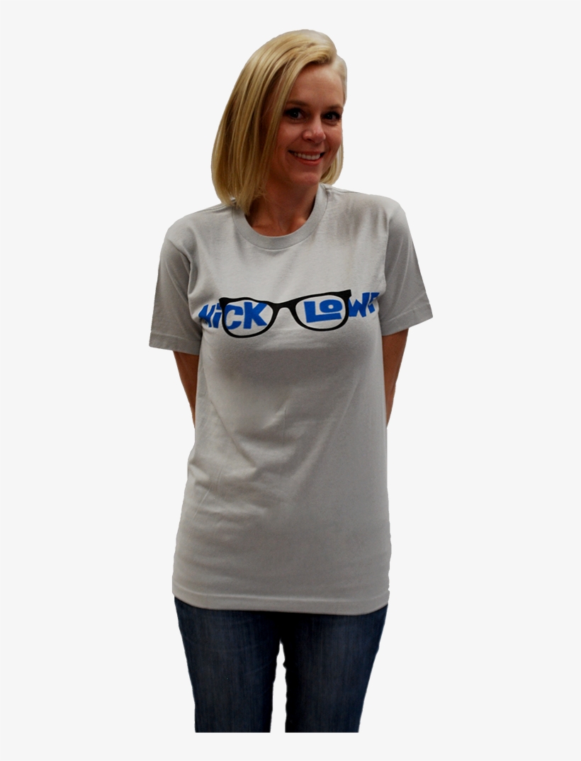 Nick Lowe "glasses" T-shirt - Blond, transparent png download