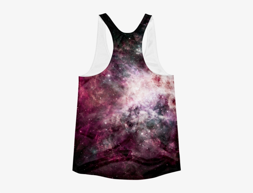 Interstellar Women's Racerback Tank Top - Nebula, transparent png download