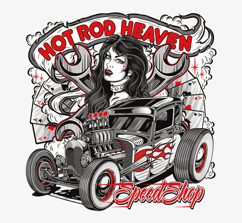Hot Rod Heaven Speed Shop - Hot Rod, transparent png download