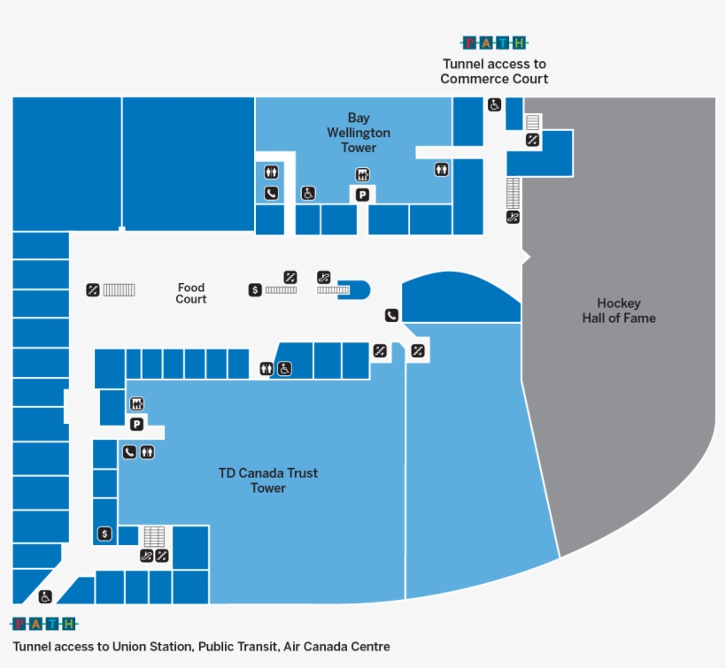 Enterprise Rent A Car - Brookfield Place Toronto Map, transparent png download