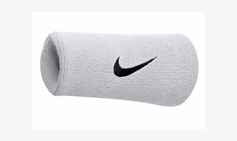 Swoosh Double Wide Wristband White - Sock, transparent png download