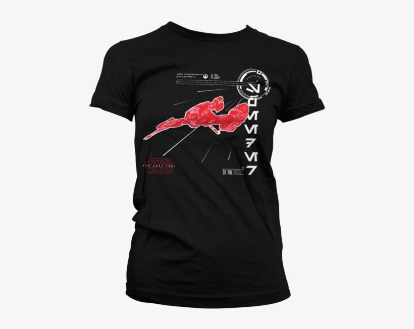 Star Wars The Last Jedi Rz 2 Ship Women's T Shirt - Scooby Doo T Shirt Women, transparent png download