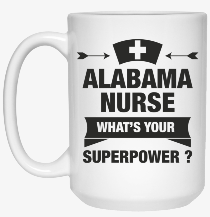 Alabama Nurse Coffee Mug For Al State Outline Pride - Mug, transparent png download