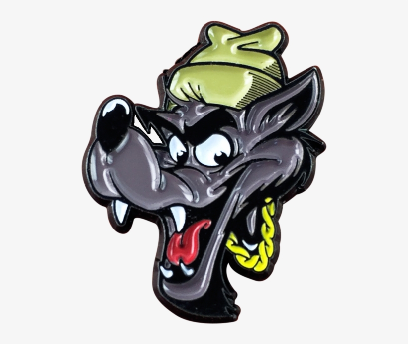 'wolf' Lapel Pin Hutchla - Illustration, transparent png download