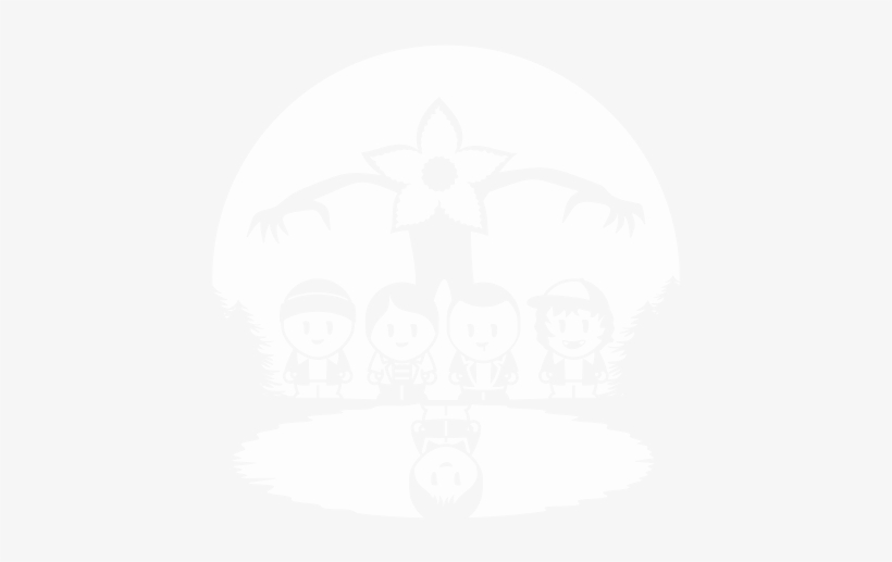 Pegatina Stranger Things Caricatura - Eleven Logo Stranger Things, transparent png download
