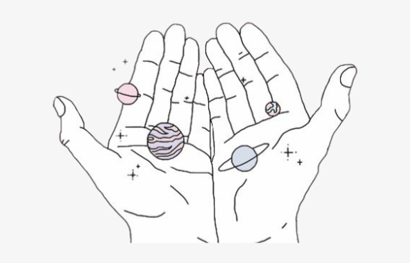 89 Hands Tumblr Galaxy Http Takyra The Example Resume - Hardship Quotes, transparent png download