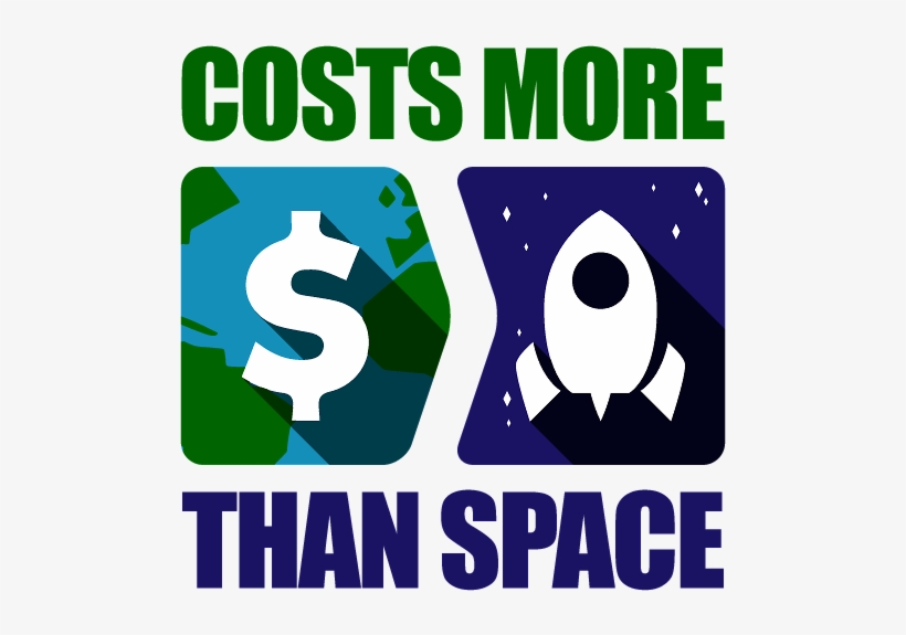 Worried That Space Exploration Costs Too Much Here - Graphic Design, transparent png download