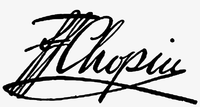 Frederic Chopin Signature - Chopin Signature, transparent png download