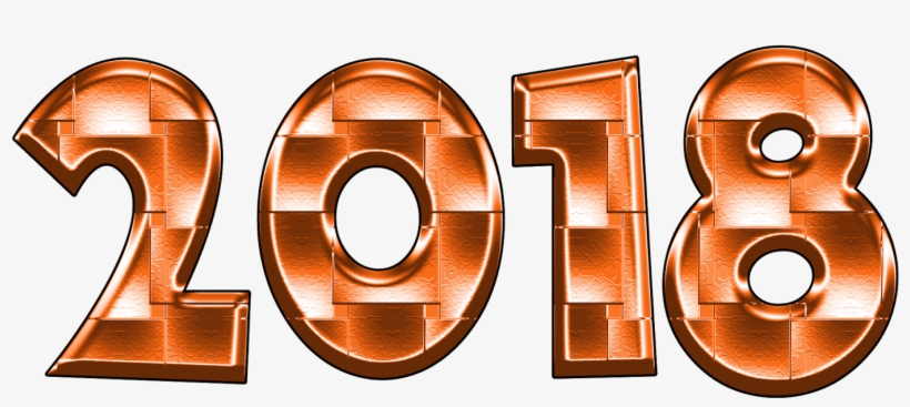 Happy New Year 2018 Wallpaper - Circle, transparent png download