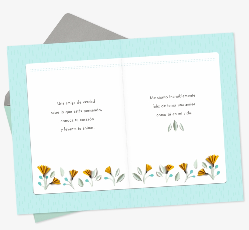 Incredibly Happy To Have You Spanish-language Friendship - Document, transparent png download