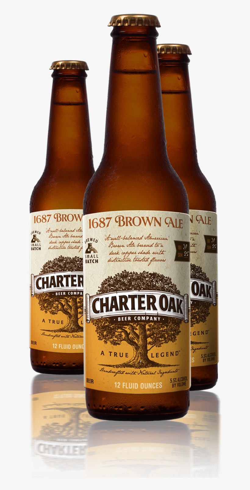 Late Night Beeradvocate - 1687 Brown Ale - Charter Oak Brewing Co., transparent png download