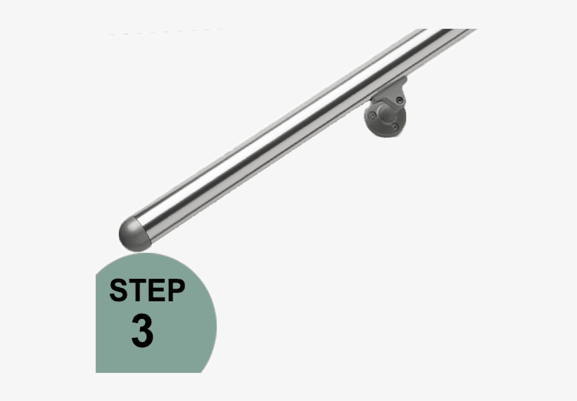 Aluminum 79" Long Handrail Kit By Prova - Smartphone, transparent png download