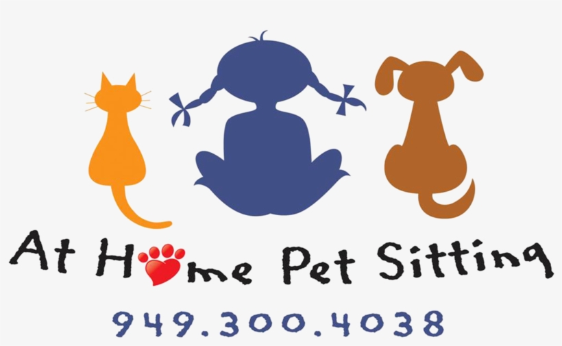 At Home Pet Sitting - Little Girl Silhouette, transparent png download