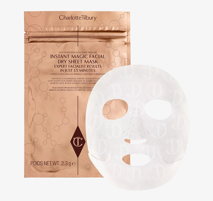 Revolutionary Instant Magic Facial Dry Sheet Mask - Charlotte Tilbury Instant Magic Facial Dry Sheet Mask, transparent png download