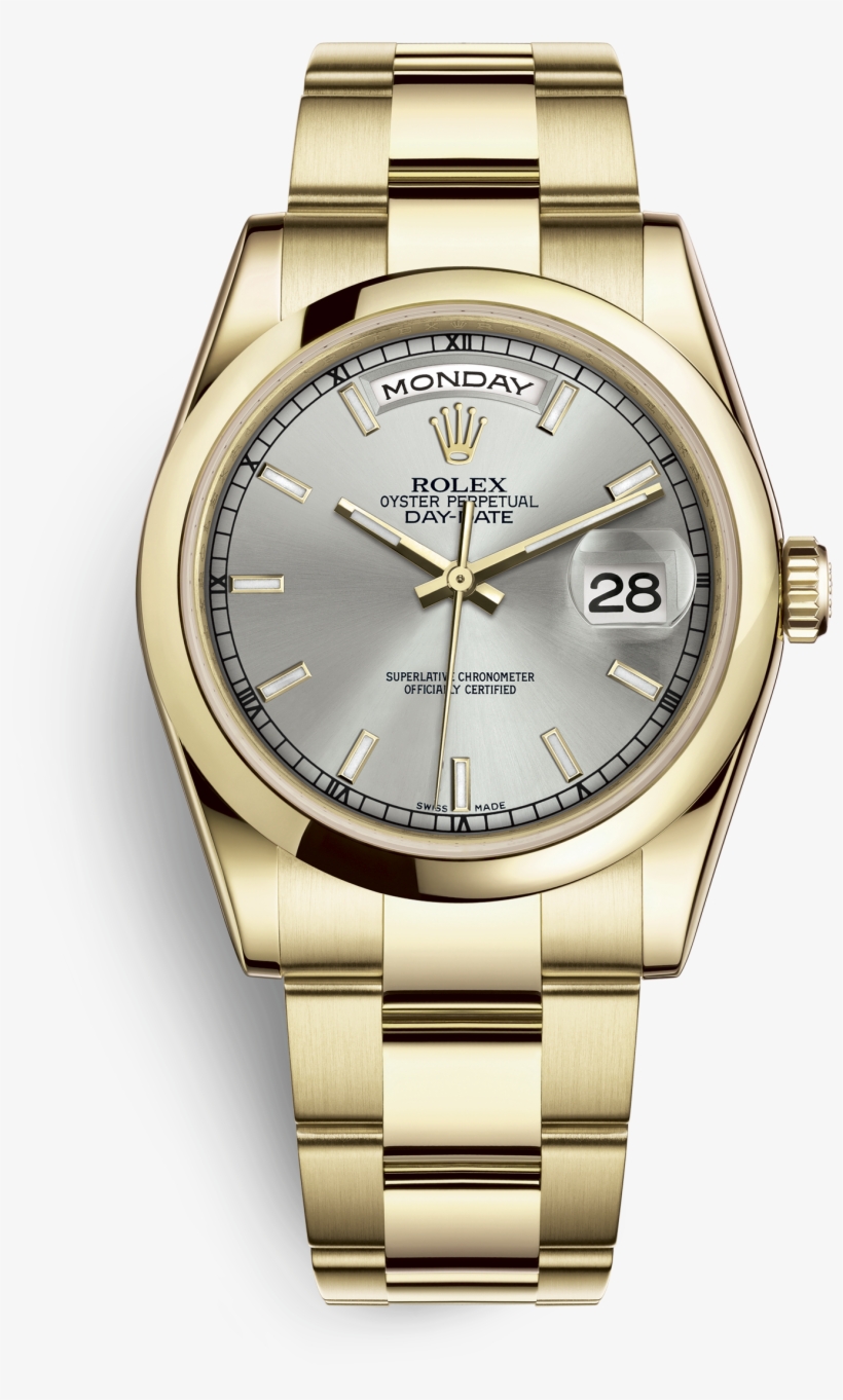 Day-dateoyster, 36 Mm, Yellow Gold, transparent png download