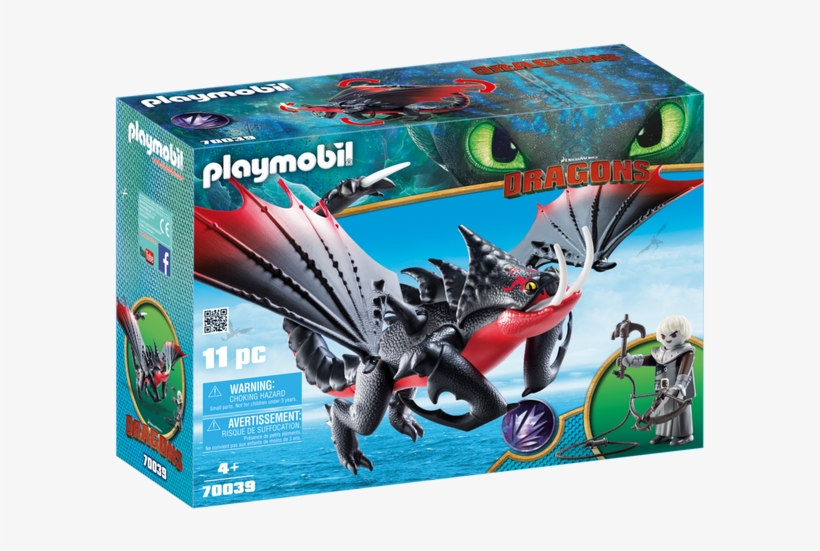 Deathgripper With Grimmel - Dragons 3 Playmobil 2019, transparent png download
