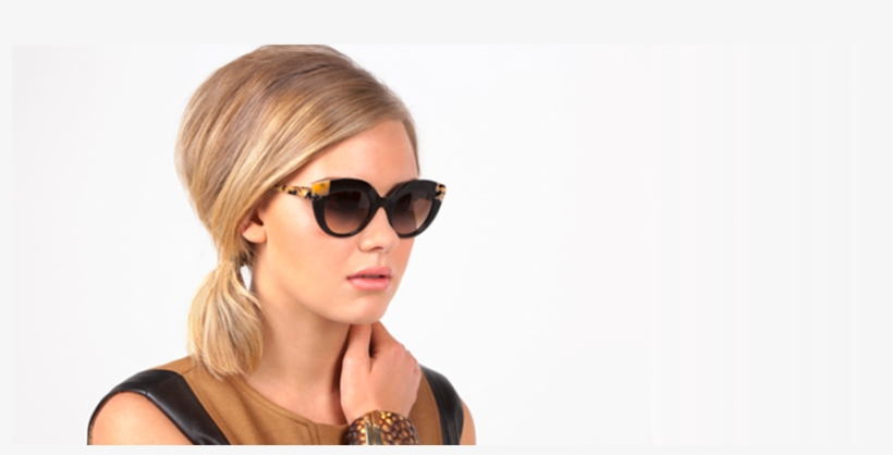 Blond Woman Wearing Sunglasses - Girl, transparent png download